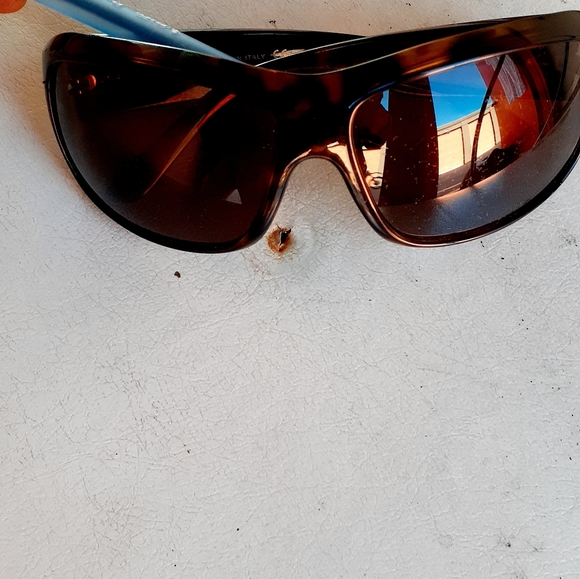 VTG Polo Ralph Lauren Sunglasses Frames Leopard Tortoise frames Shades Italy - Picture 9 of 13